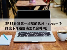 SPSS计算某一维度的总分（spss一个维度下几道题该怎么合并啊）