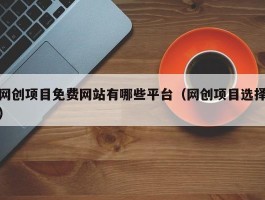 网创项目免费网站有哪些平台（网创项目选择）