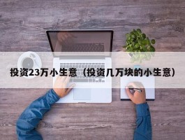 投资23万小生意（投资几万块的小生意）