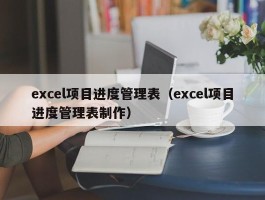 excel项目进度管理表（excel项目进度管理表制作）